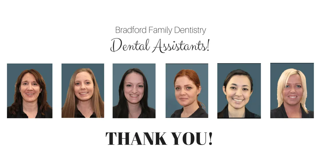 BradfordFamilyDentistrydentalassistants1 Bradford Family Dentistry