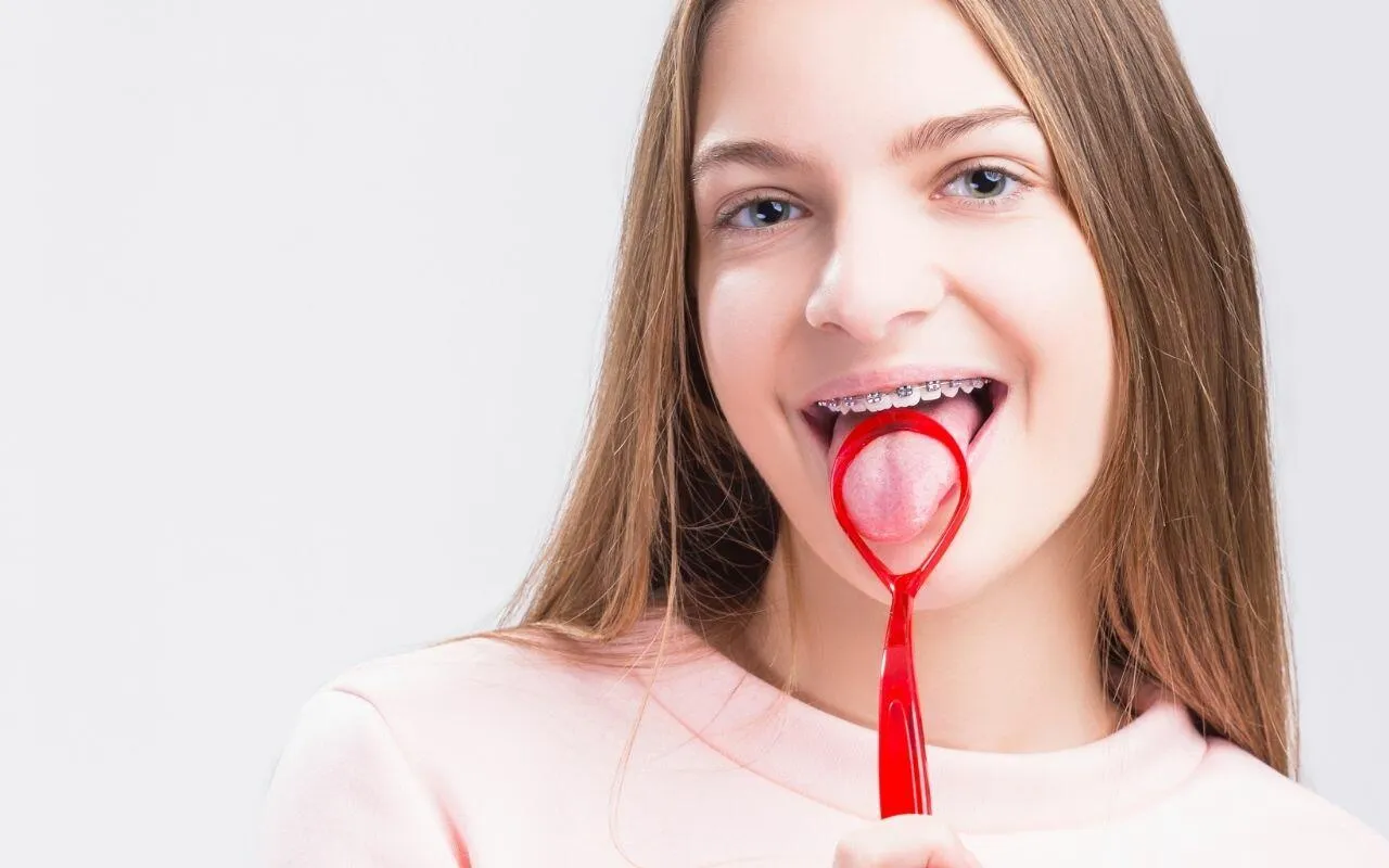 don't to clean your tongue with braces Bradford Dentist