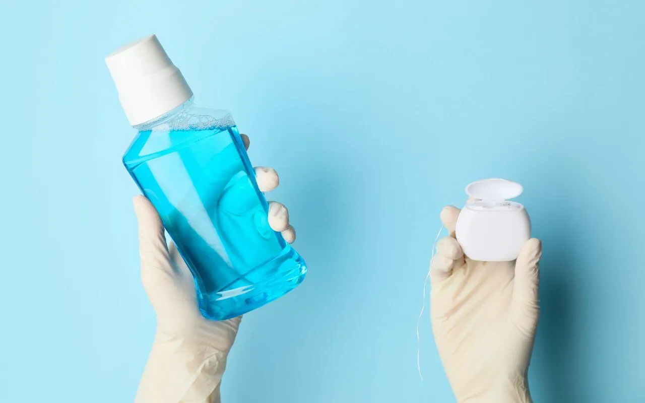 dental hygiene mistakes using mouthwash instead of flossing